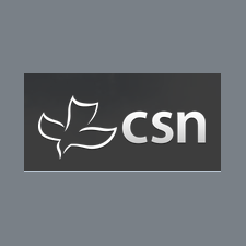 KVJC CSN International 91.9 FM logo
