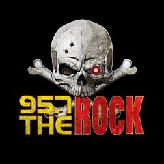 WRQT 95.7 The Rock FM logo