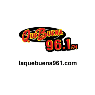 KCEL Que Buena 96.1 FM logo