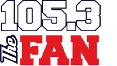 105.3 The Fan / KRLD logo