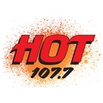 Hot 107.7 / WUHT logo