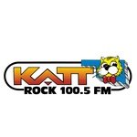 Rock 100.5 / The KATT logo