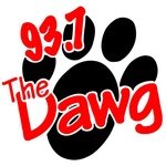 93.7 the Dawg / WDGG logo