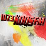 107.3 KOOS FM logo