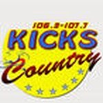 Kicks Country 106.3 / WHKX logo