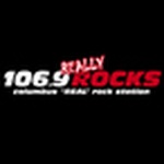 106.9 Really Rocks / WRCG logo