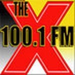 100.1 FM The X / KTHX/FM logo