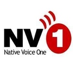 NV1 / Native Voice One logo