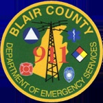 Blair County EMS, Fire, Police, Hazmat and Helos logo
