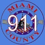 Miami County Central 911 Police, Fire, and EMS logo