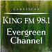 KING FM Evergreen logo