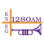 1280 KXEG The Trumpet / KXEG logo