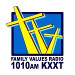 Family Values Radio 1010 / KXXT logo