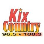 KIX Country 96.5FM / 100.3FM / WBKX logo