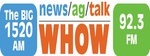 The Big 1520 / WHOW logo
