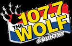 107.7 The Wolf / WPFX/FM logo