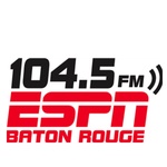 KNXX / WNXX ESPN Radio Baton Rouge 104.5 & 104.9 FM logo