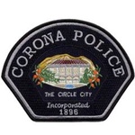 Corona Police Dispatch / Blue logo