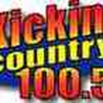 Kickin' Country 100.5 / KIKN/FM logo