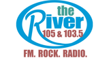 105 The River logo