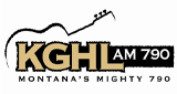 The Mighty 790 AM / KGHL logo