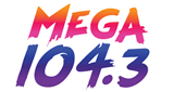 Mega 104.3 FM logo