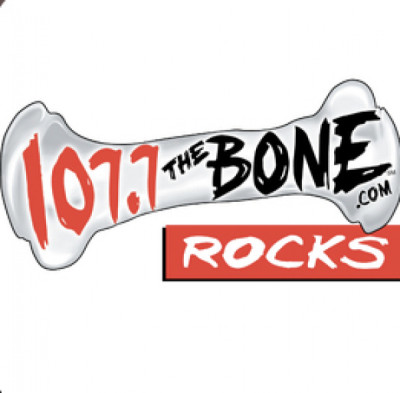107.7 The Bone logo