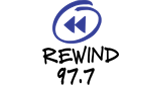 Rewind 97.7 logo