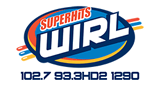 Super Hits WIRL 102.7 logo