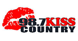 98.7 Kiss Country logo