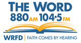 The Word 880 AM 104.5 FM logo
