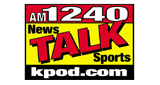 KPOD 1240 AM logo