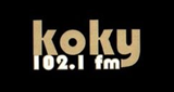 KOKY 102.1 FM logo