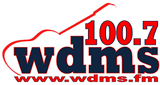 WDMS 100.7 FM logo